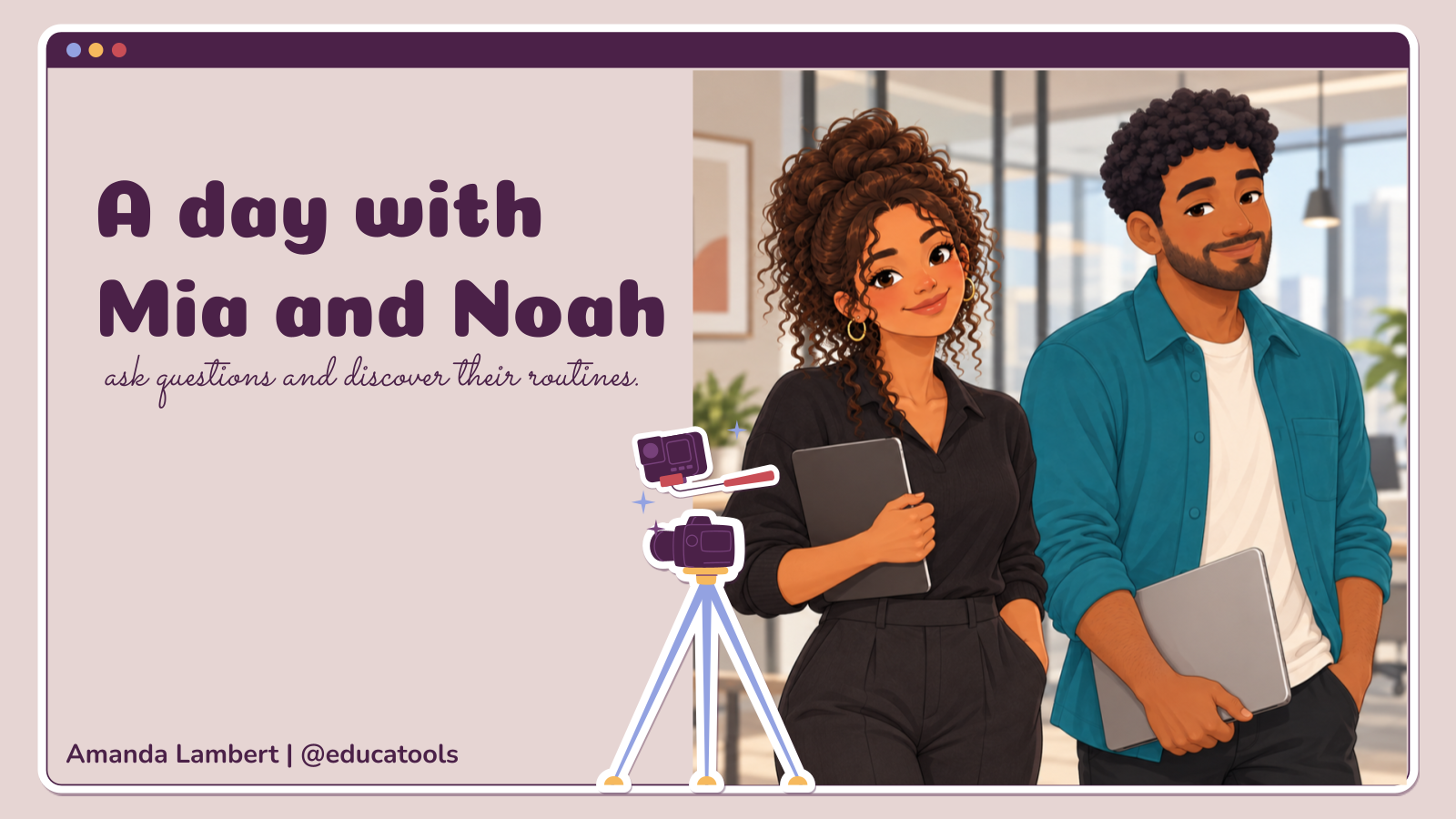 Capa de A day with Mia and Noah