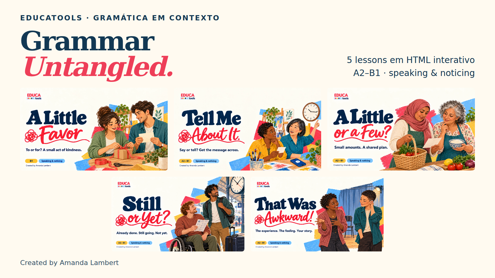 Capa do pack Grammar Untangled